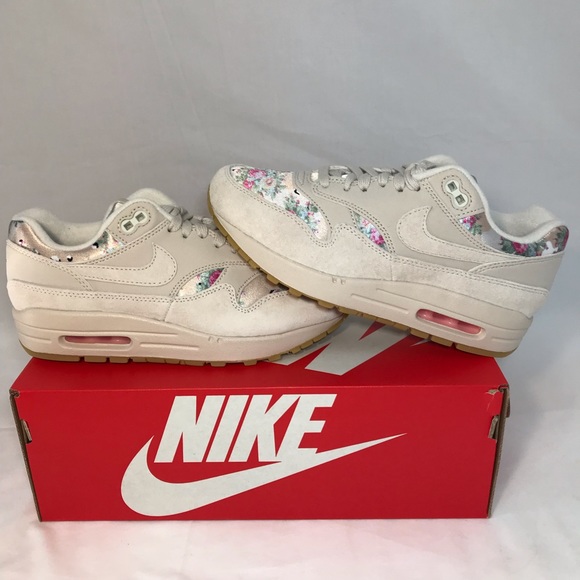 Nike Shoes - Nike Air Max 1 Floral Desert Suede Lifestyle Shoes